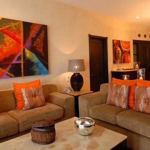 Two Bedroom Suite Living Room - Garza Blanca Preserve